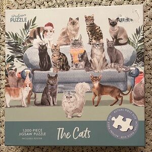 Professor Puzzle The Cats Jigsaw Puzzle - Multicolor 1000 piece in EUC